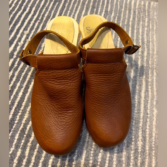 Sven Shoes - Sven Swedish Clogs Brown Size 38/7.5 Preowned Excellent Condition